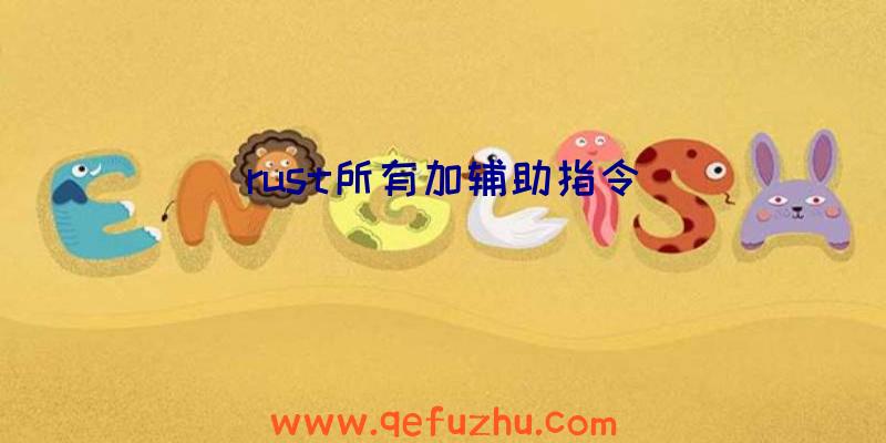 rust所有加辅助指令