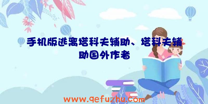 手机版逃离塔科夫辅助、塔科夫辅助国外作者