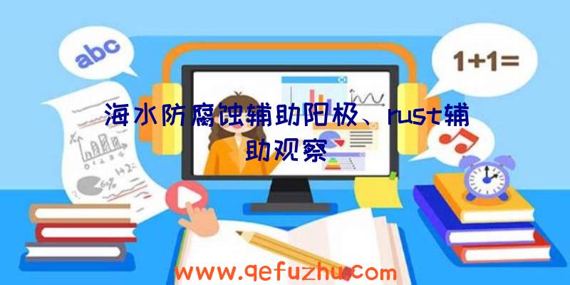海水防腐蚀辅助阳极、rust辅助观察