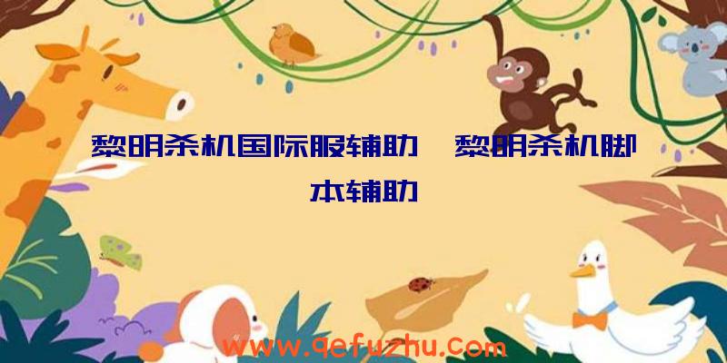 黎明杀机国际服辅助、黎明杀机脚本辅助