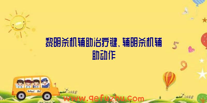 黎明杀机辅助治疗键、辅明杀机辅助动作