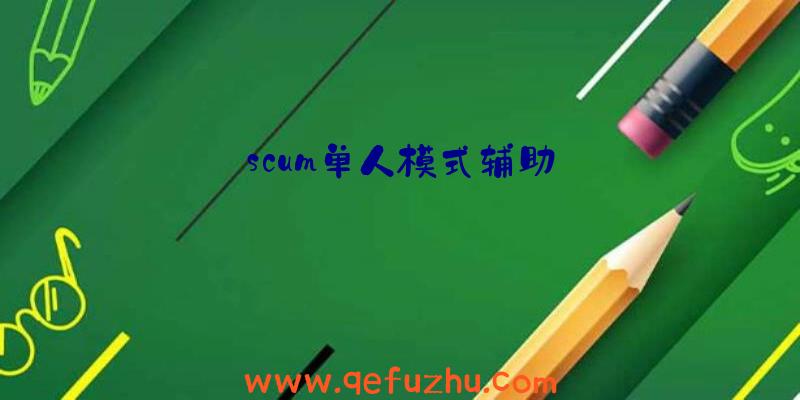 scum单人模式辅助